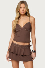 Hailie Grommet Tank Top