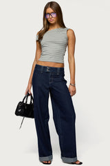 Keryn Striped Off Shoulder Top