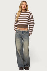 Vintage Washed Low Rise Baggy Jeans