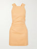 Thora open-back linen mini dress