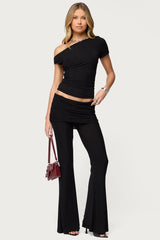 Halli Twisted Off Shoulder Top