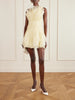 Nisha one-shoulder tiered satin mini dress