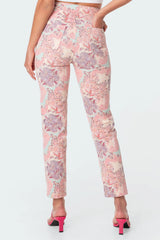 Paisley Wash Mom Jeans