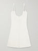 Guayabera knitted mini dress