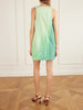 Dégradé crinkled cotton-blend mini dress