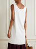 Cotton-blend mini dress