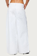 Skater Girl Washed Low Rise Baggy Jeans