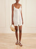 Guayabera knitted mini dress