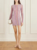 Striped stretch-jersey mini dress