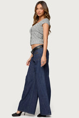 Jimena Low Rise Wide Leg Jeans