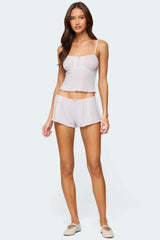 Sephi Lacey Pointelle Tank Top