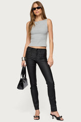 Elliana Side Slit Tank Top