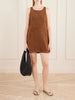 Cruise organic cotton-terry mini dress
