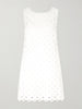 Beachwear Embroidered woven mini dress
