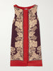 Storybook printed silk mini dress
