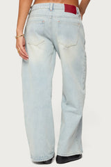 Petite Ace Low Rise Baggy Jeans