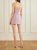 Charlotte strapless bow-detailed satin mini dress