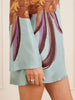 Supremes printed silk-twill mini dress