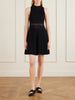 Knitted jersey mini dress