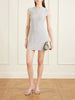 Satin-crepe mini dress