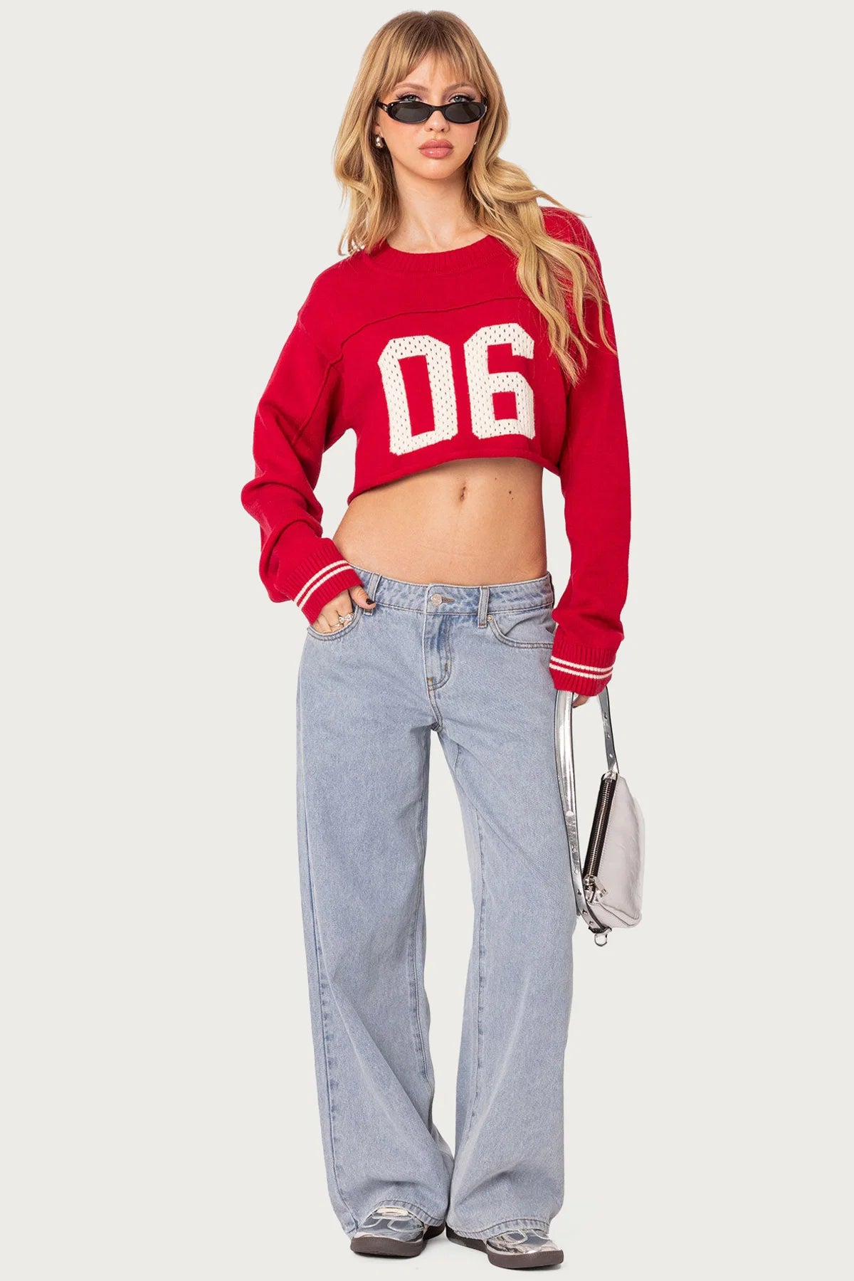 Petite Raelynn Washed Low Rise Baggy Jeans