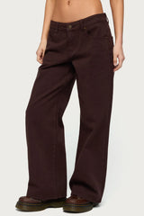 Petite Roman Low Rise Baggy Jeans
