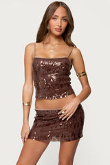 Kaylee Sequin Tank Top