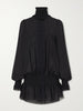 Drama of Exile silk-crepon mini dress