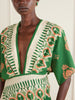 Inundada De Color printed cotton-voile mini dress
