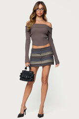 Lauren Knit Foldover Top